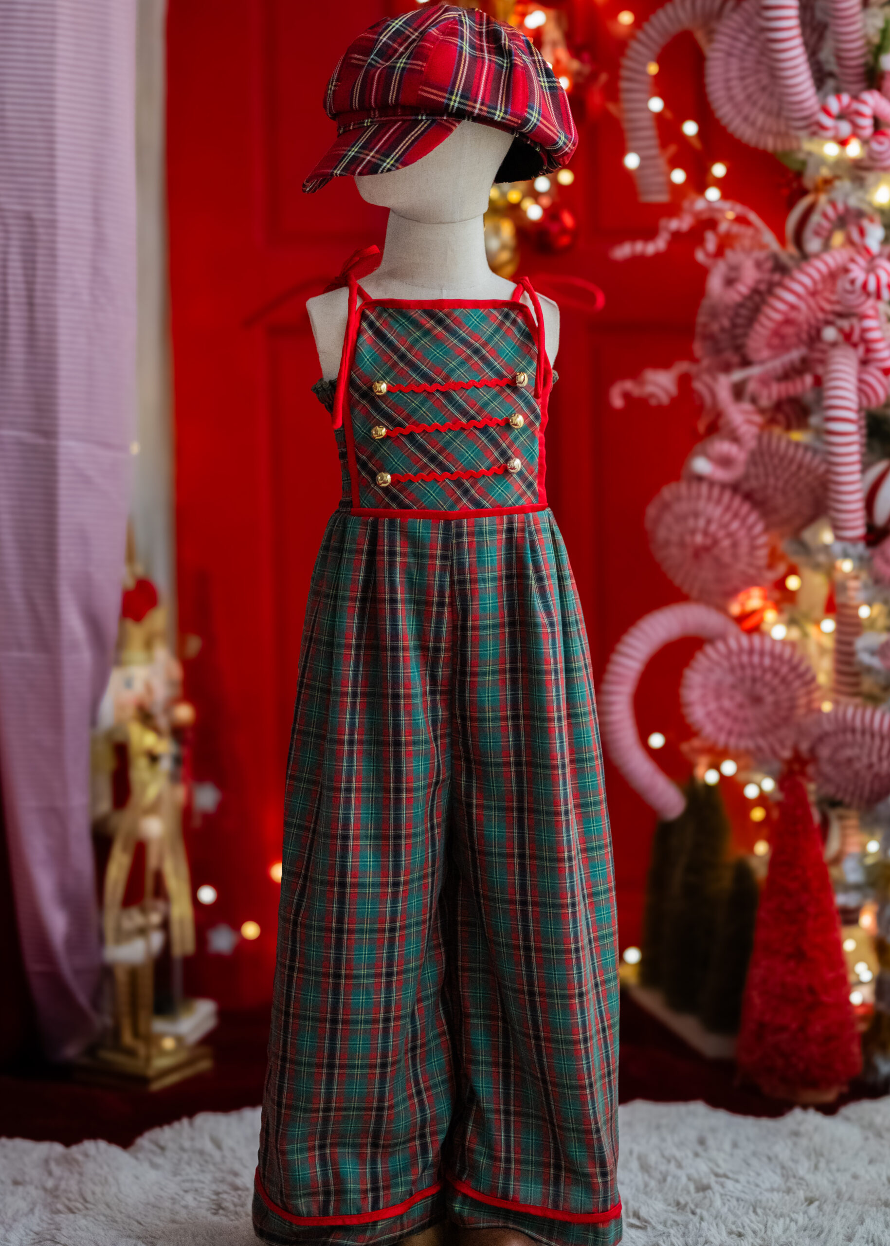 Tartan Romper Green - Image 2